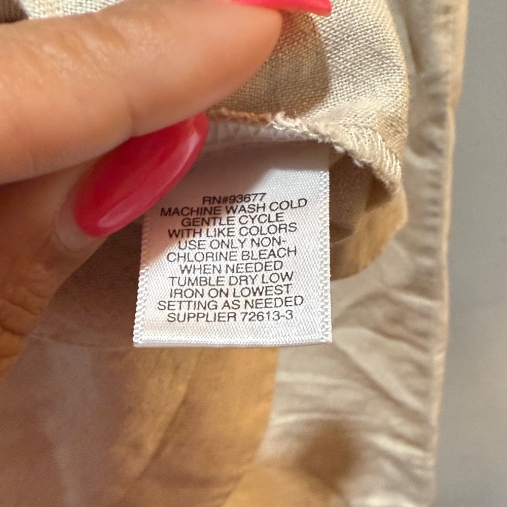 NWT Liz Claiborne tan dress - Picture 6 of 6